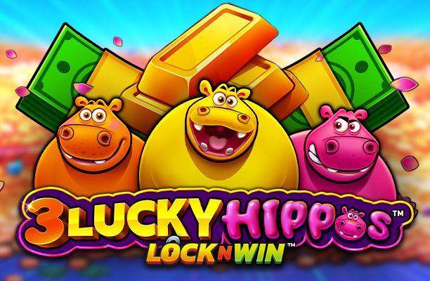 3 Lucky Hippos Lock And Win